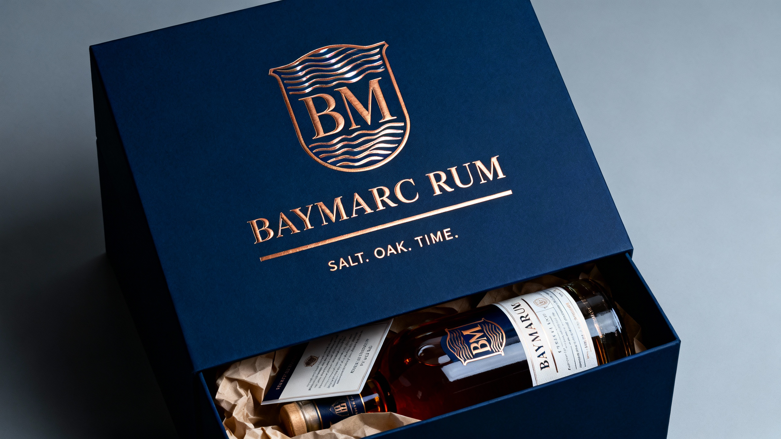Baymarc Rum bottle - Premium coastal rum