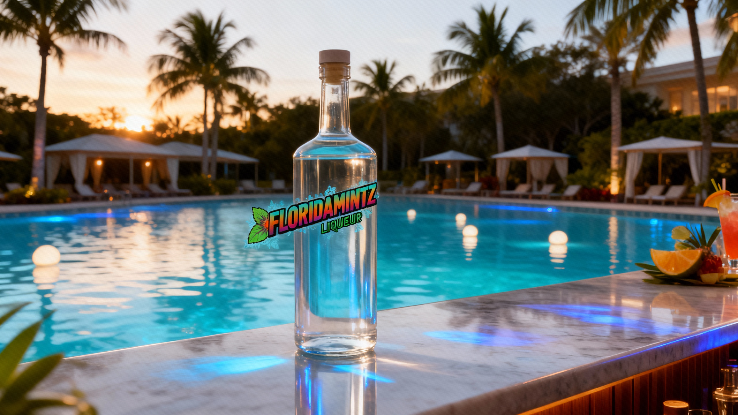 Floridamintz Liqueur bottle design study number five