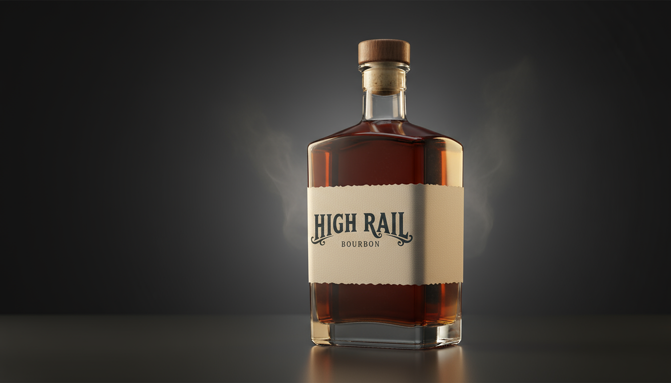 High Rail Bourbon bottle - Heritage and heat