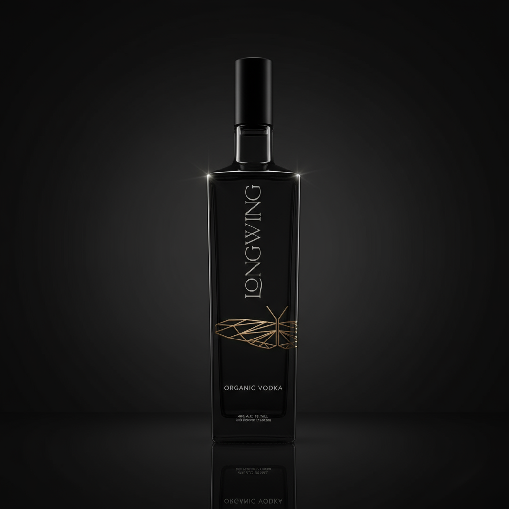 Longwing Vodka bottle - Distilled excellence
